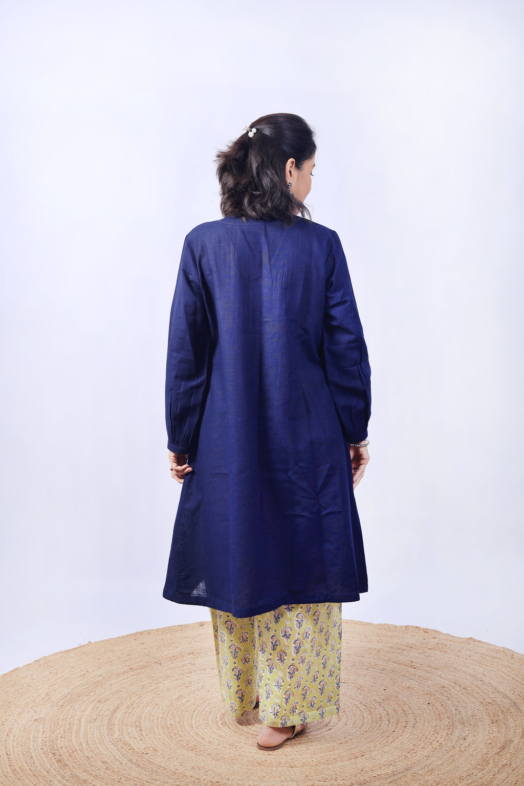 Blue farsi kurta set
