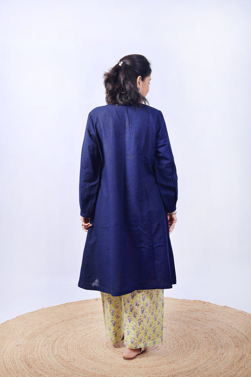 Blue farsi kurta set