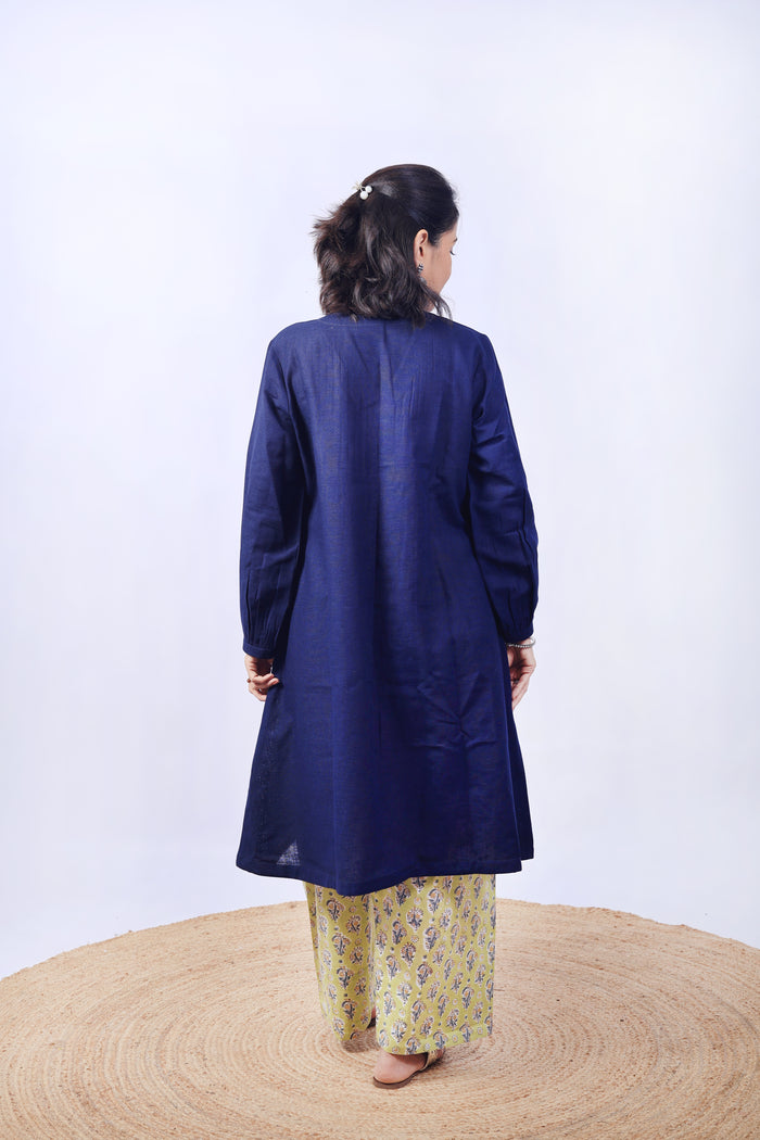 Blue farsi kurta set