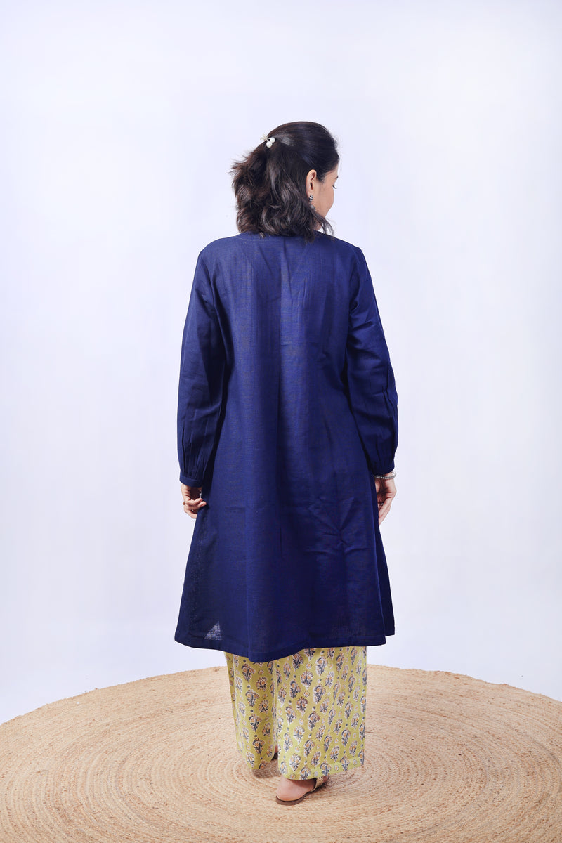 Blue farsi kurta set