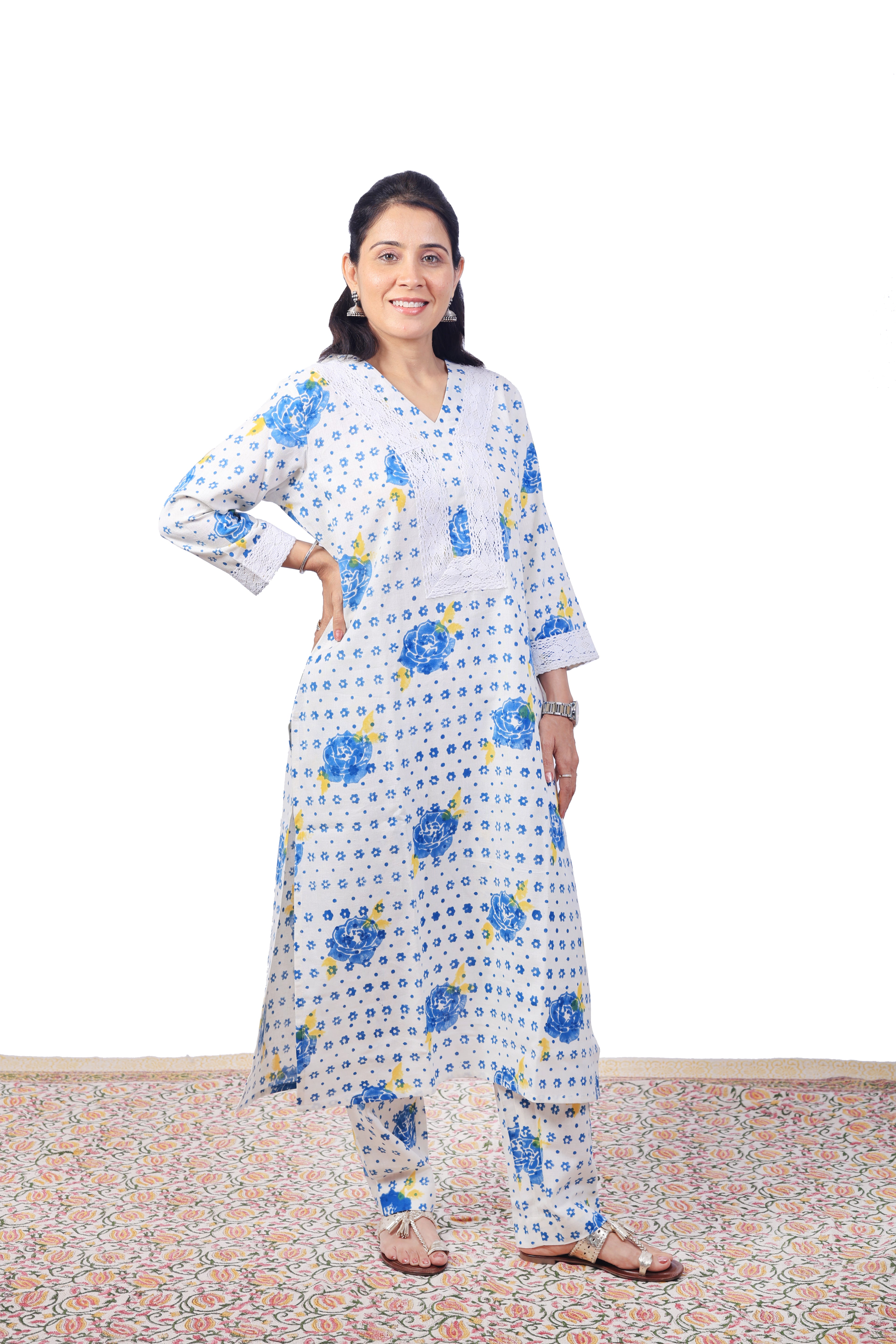 Blue cord-set