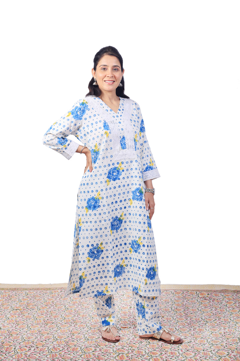 Blue cord-set