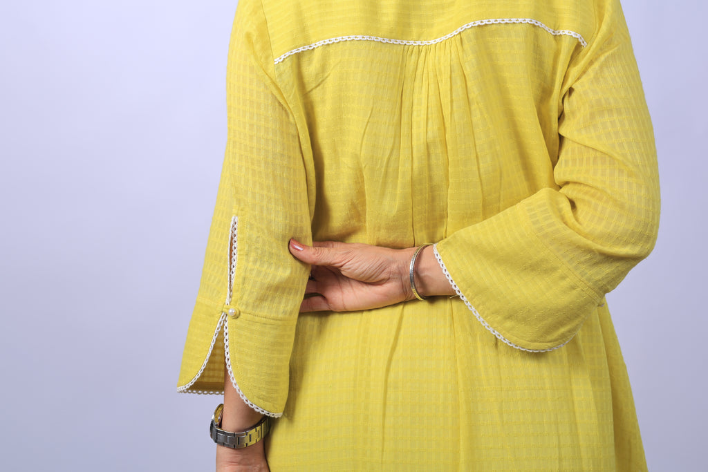 yellow suit