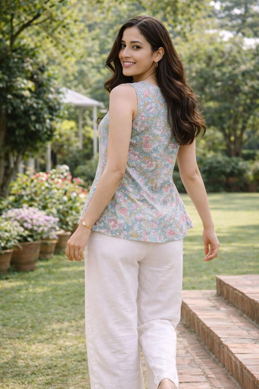 sleeveless kurti