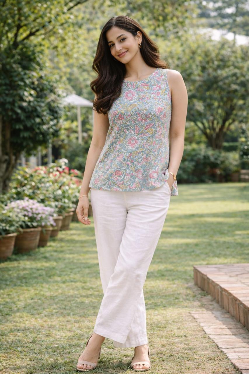 sleeveless kurti