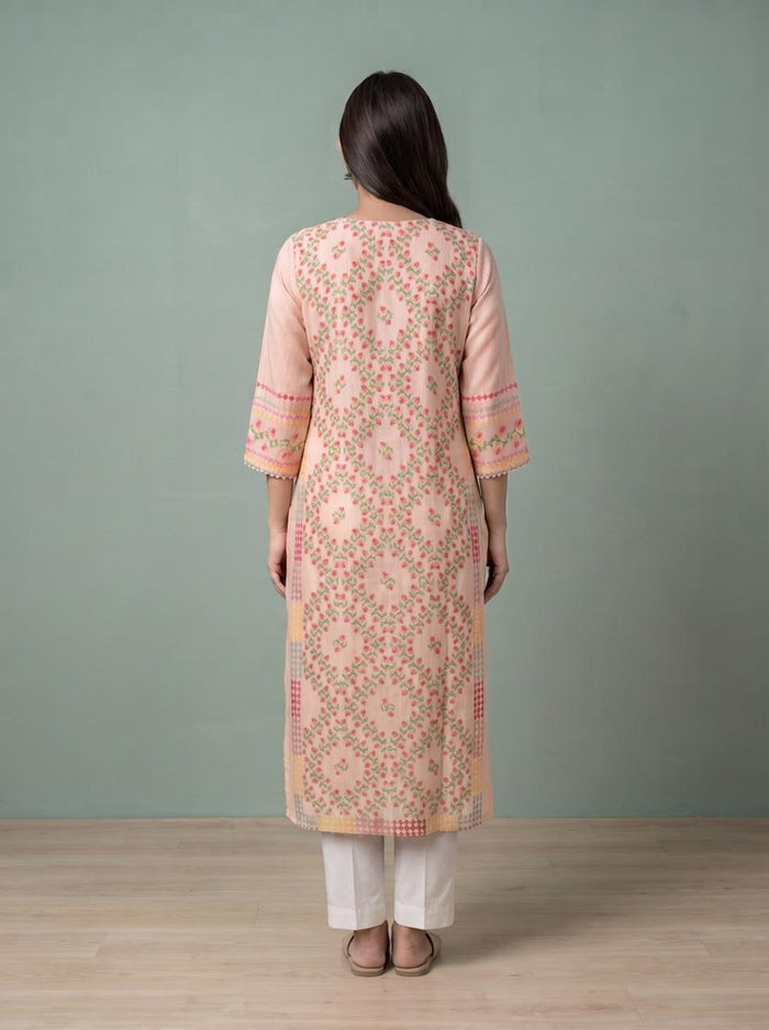 peach work wear
